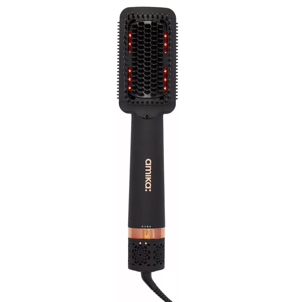 Amika Double Agent 2-in-1 Straightening Blow Dryer Brush
